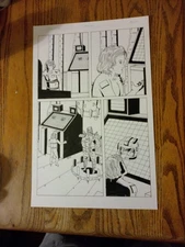 Original Artwork Compu-M.E.C.H. Page 24 Issue #28 By Theodore Riddle 