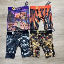 Lot Of 4 Ethika Boxer Briefs Inseam 6  Kids Youth Size Small 6-8 NWT