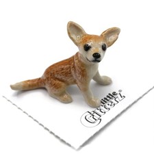 Little Critterz Chihuahua "Rascal" - Home Deocr Miniature Porcelain Figurine