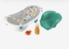 Baby to Toddler Bath 4-In-1 Sling 'N Seat Tub with Removable Infant Support a...