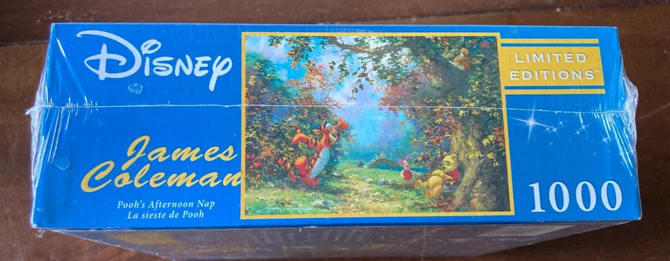 Rompecabezas Disney Winnie the Pooh’s Afternoon Nap 1000 piezas edición limitada James Coleman NUEVO Foto 3 de 3