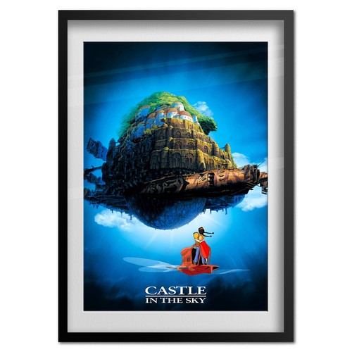 Póster Castle in the Sky - Póster de anime Studio Ghibli - Impresiones de alta calidad - Imagen 2 de 6
