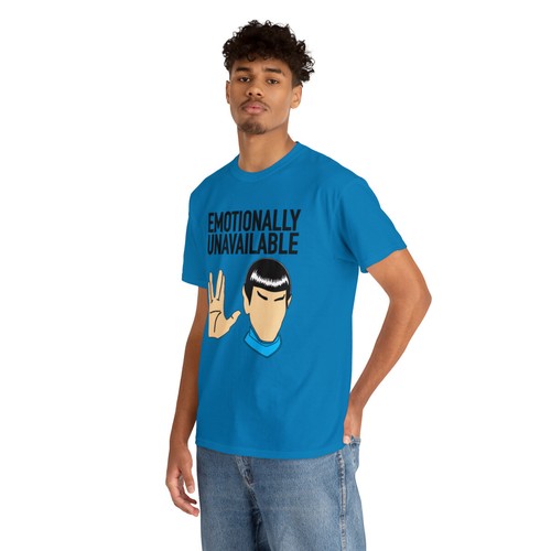 Emocionalmente No Disponible | Unisex | Algodón Pesado | Camiseta | Spock | Vulcano - Imagen 8 de 86