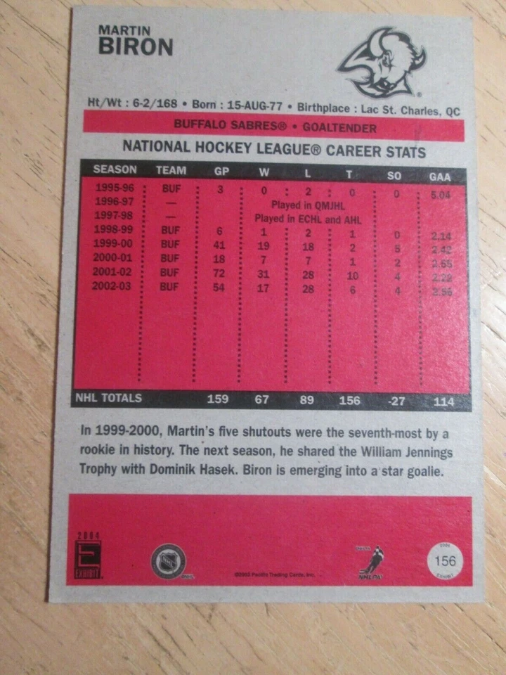 2003-04 PACIFIC EXHIBIT HOCKEY, 4"X6" CARDS, MULTI-LISTING, YOU PICK EM', NRMT - Image 2 of 2