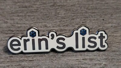 Erin's List - Process Servers With Safety Tools -  Company Logo Lapel Pin