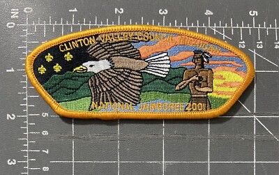 2001 National Scout Jamboree Clinton Valley Rat Michigan Csp Aufnäher Cvc Mi US