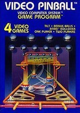 Video Pinball CX-2648 Pic Label ATARI 2600 NRMT condition game cartridge
