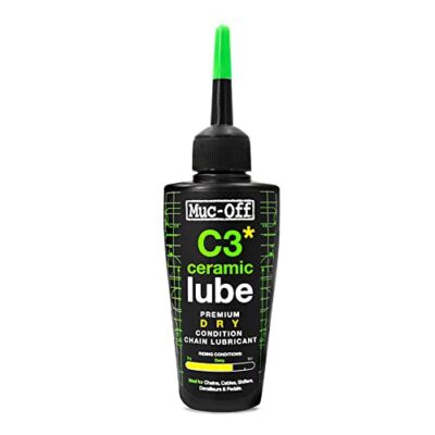 Muc Off C3 Ceramic Dry Lube 50ml Premium Bike Chain Lubricant for Smooth Perf...