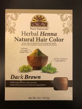 OKAY PUre Naturals Herbal Henna Natural Hair Coloe Dark Brown 100  Natural