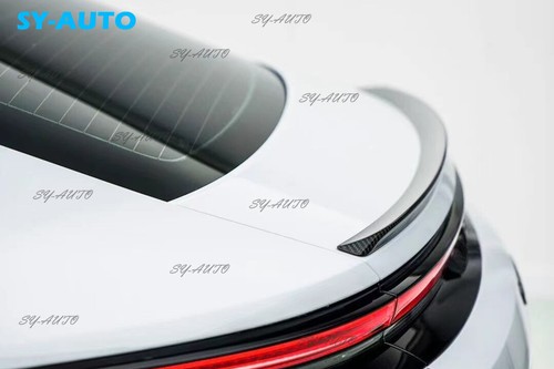 For 2024-2025 Porsche Panamera 976 Dry Carbon Fiber Rear Trunk Tail Wing Spoiler - Picture 7 of 12