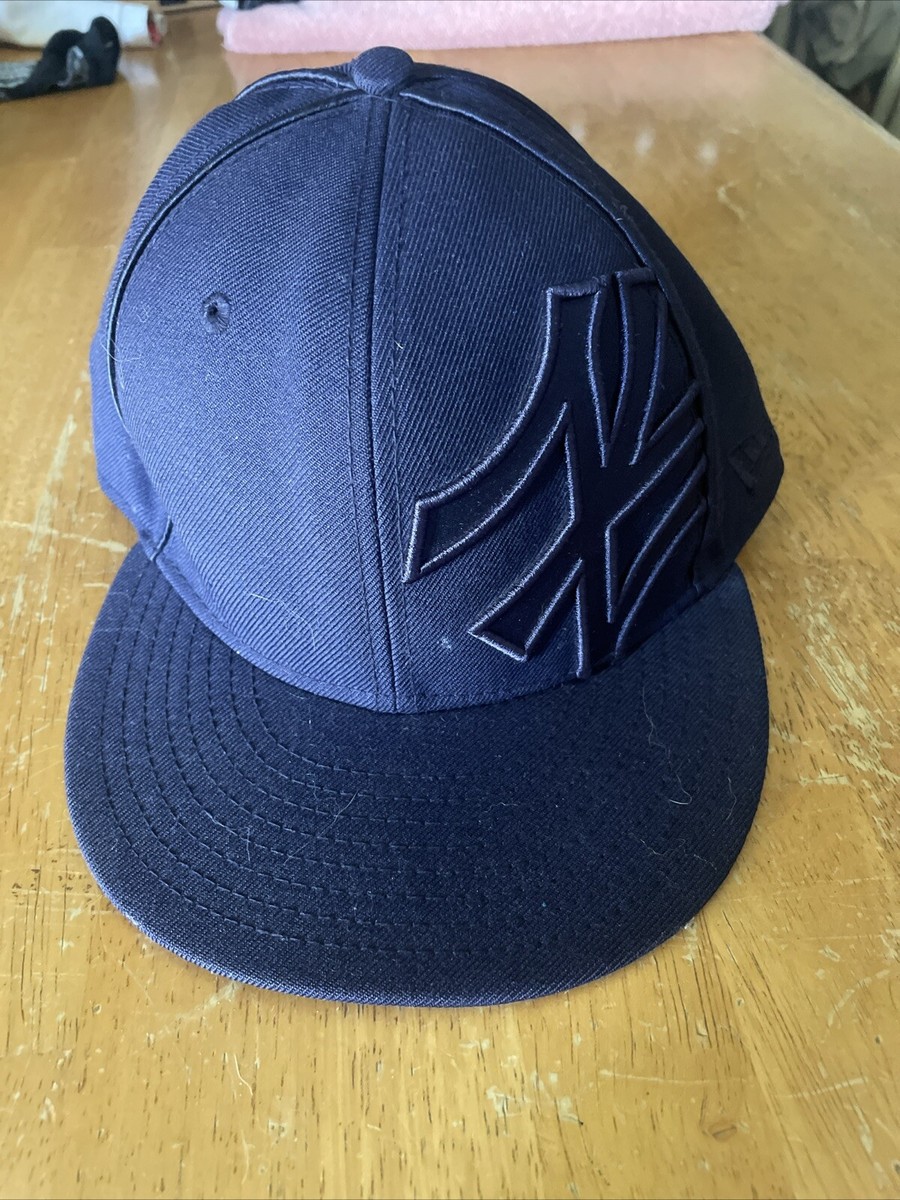 NEW ERA Yankees LONGBRIM HAT NAVY 7 3/8