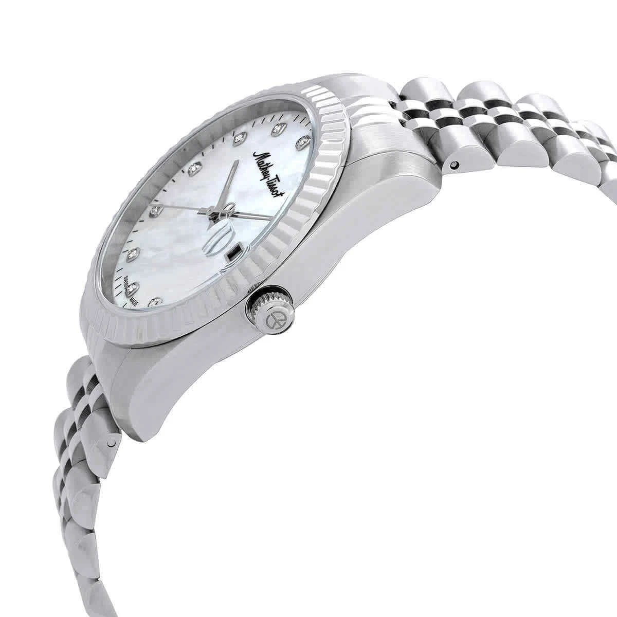 Mathey Tissot Mathey II Quartz Crystal MOP Dial Men s Watch H710AI