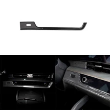Carbon Fiber ABS Central Air Condition Button Switch Cover Trim For Kia Sportage