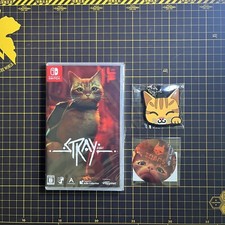 Stray Nintendo Switch Multi Lang W/Bonus Sticker Keychain Brand New SEALED