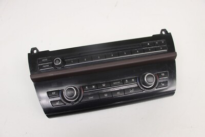 Radio CD AC Panel Climate Control Switch Mokka OEM BMW F10 535i 528i M5 11-16
