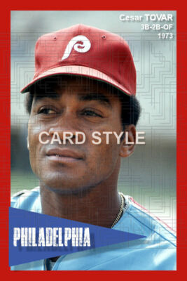 Cesar Tovar - 1973 Philadelphia Phillies - choose a style - full color print