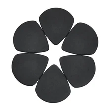 100pcs Delrin Precision Jazz Picks Plectrums Matte Black