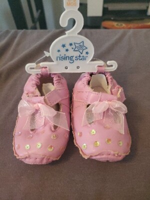 Baby Girl Rising Star Ballet Slipper Size 6-9 Month