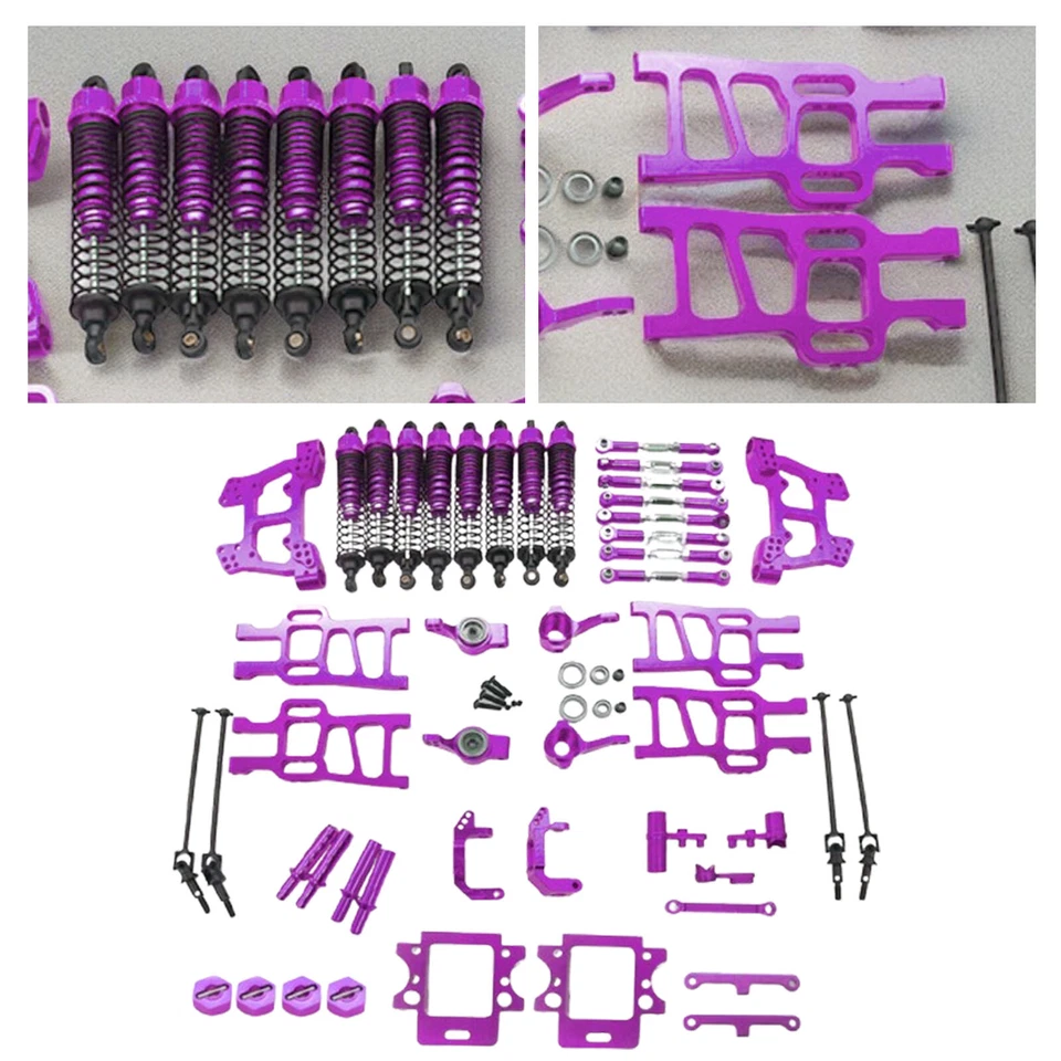 Full Set Upgrade Parts Pack 94108 94111 For HSP RC Truck 1:10 Aluminum Alloy - Image 3 of 4