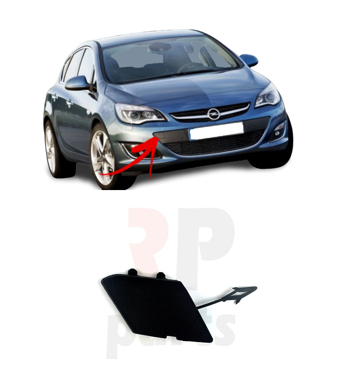 FOR OPEL VAUXHALL ASTRA J 2012 2015 NEW FRONT BUMPER TOW HOOK EYE