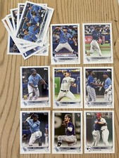 2022 TOPPS SERIES 1 AND 2 RAYS TEAM SET 25 CARDS VIDAL BRUJAN SHANE BAZ LOWE
