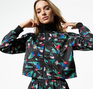 adidas originals cropped track jacket