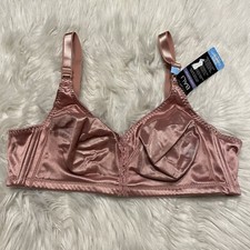Bali 40C Bra Pink Double Support Wirefree Back Closure Misted Rose 3820 NEW