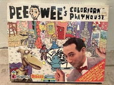 Pee-Wee's Colorforms Playhouse Deluxe Play Set 1987. NEW SEALED 