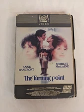 Rare Slide Box VHS Format: The Turning Point Video Tape Anne Bancroft, 1982 