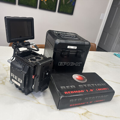 RED DIGITAL CINEMA CAMERA 5k EPIC-X MYSTERIUM + EXTRAS! LOW HOURS, PRO OWNER