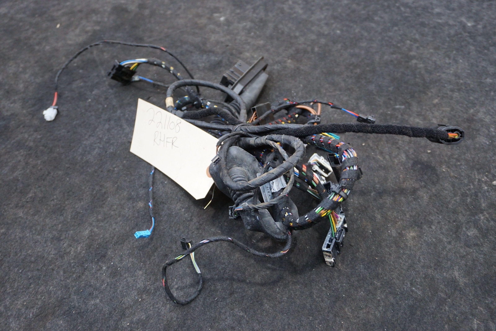 Front Right Door Wiring Wire Harness Cable 61120022500 Rolls Royce Phantom 2004