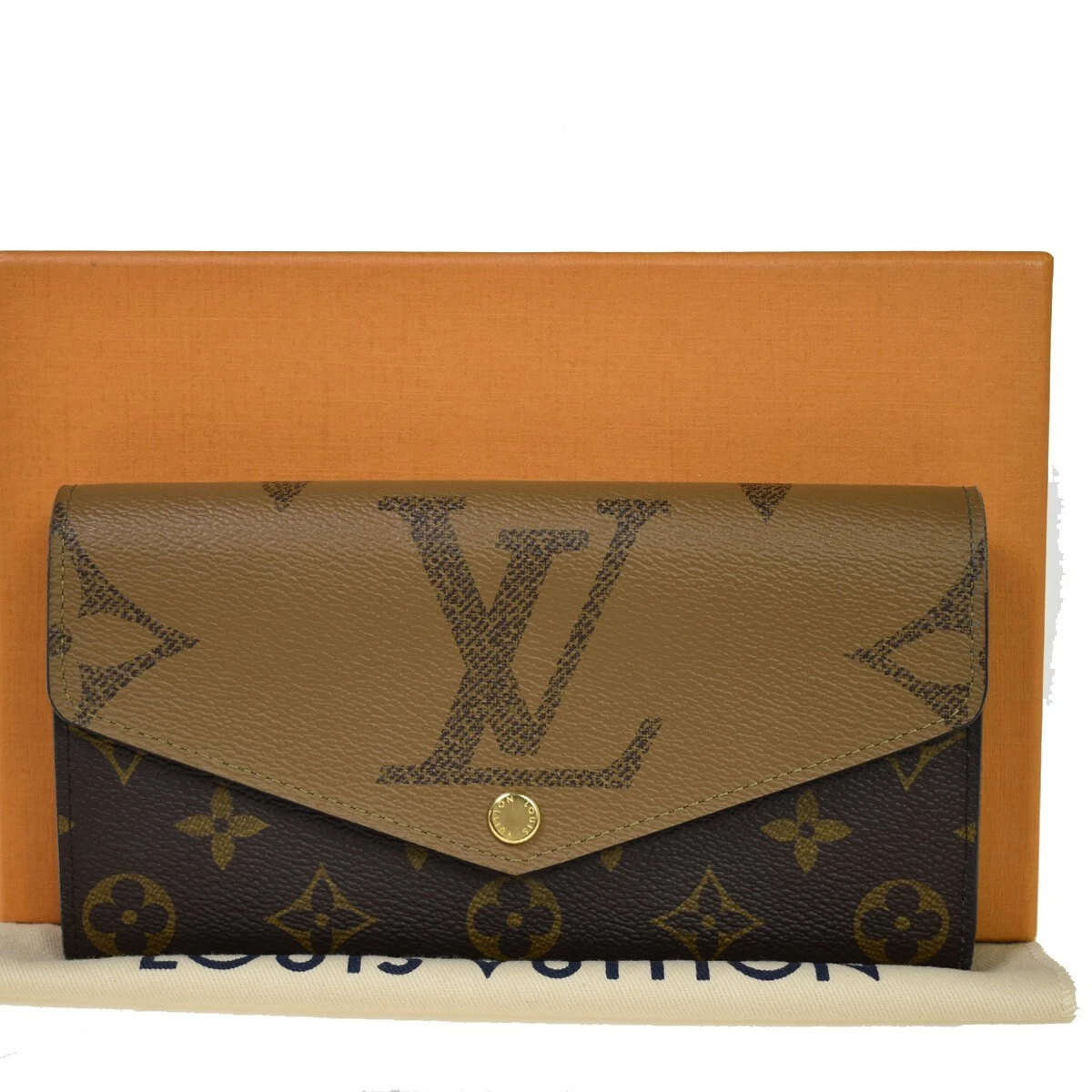 Louis Vuitton, Accessories, Louis Vuitton Wallet Monogram Eclipse Chain  Compact M635 Trifold Mens Loui