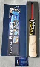 ICC World Cup 2011 Yuvraj Singh Signed Cricket Bat. Unique Item 61 Of Only 100.