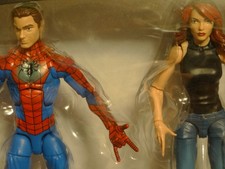 marvel legends spiderman and mary jane 2 pack