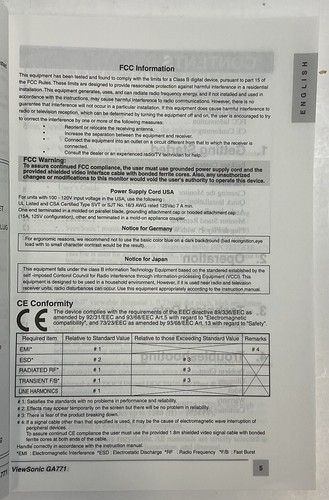 ViewSonic GA771 Color Monitor Installation Manual & Disk ElectronicsRecycledCom - Picture 6 of 10