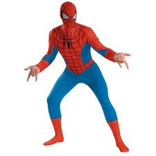 NEW SPIDER-MAN DELUXES Spider-Man Deluxe Adult Costume - X-Large 42-46