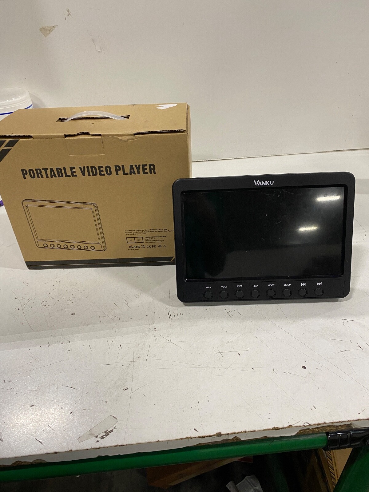 vanku portable video player Model: BR1015B