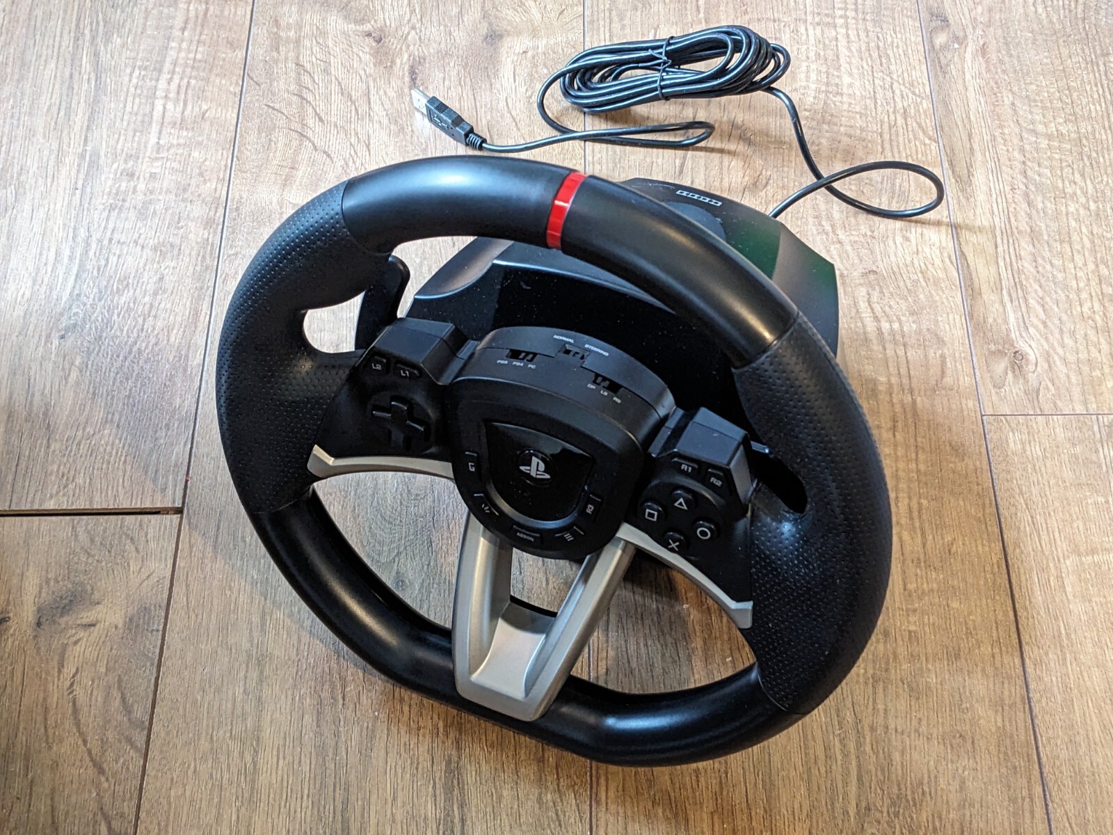 FAULTY HORI RWA Apex racing steering wheel USB for PlayStation PS5 PC DAMAGED
