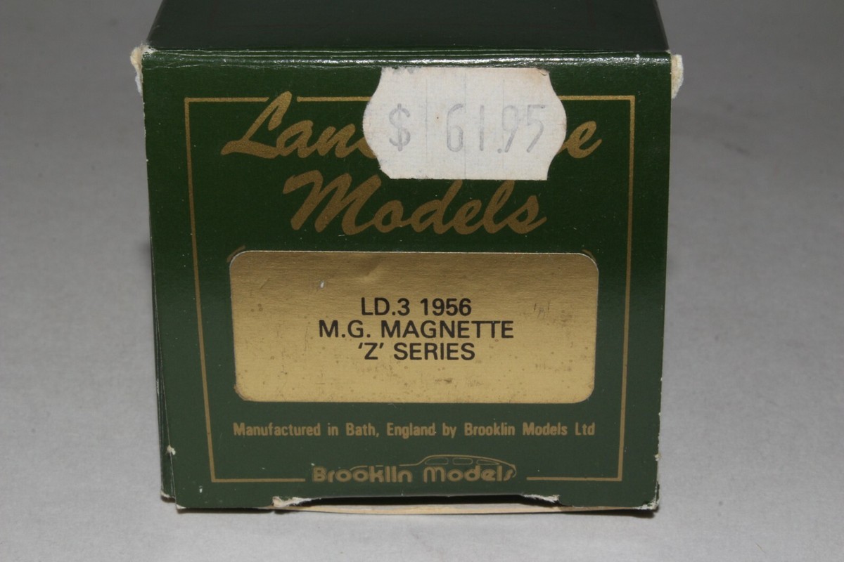 BROOKLIN MG MAGNETTE 1956 Miniature 1/43 – Modèle De Collection Avec Boîte