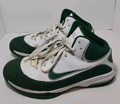 Nike Air Max Elite Basketball Shoes Mens Size 11.5 Green Sneakers 454139-107