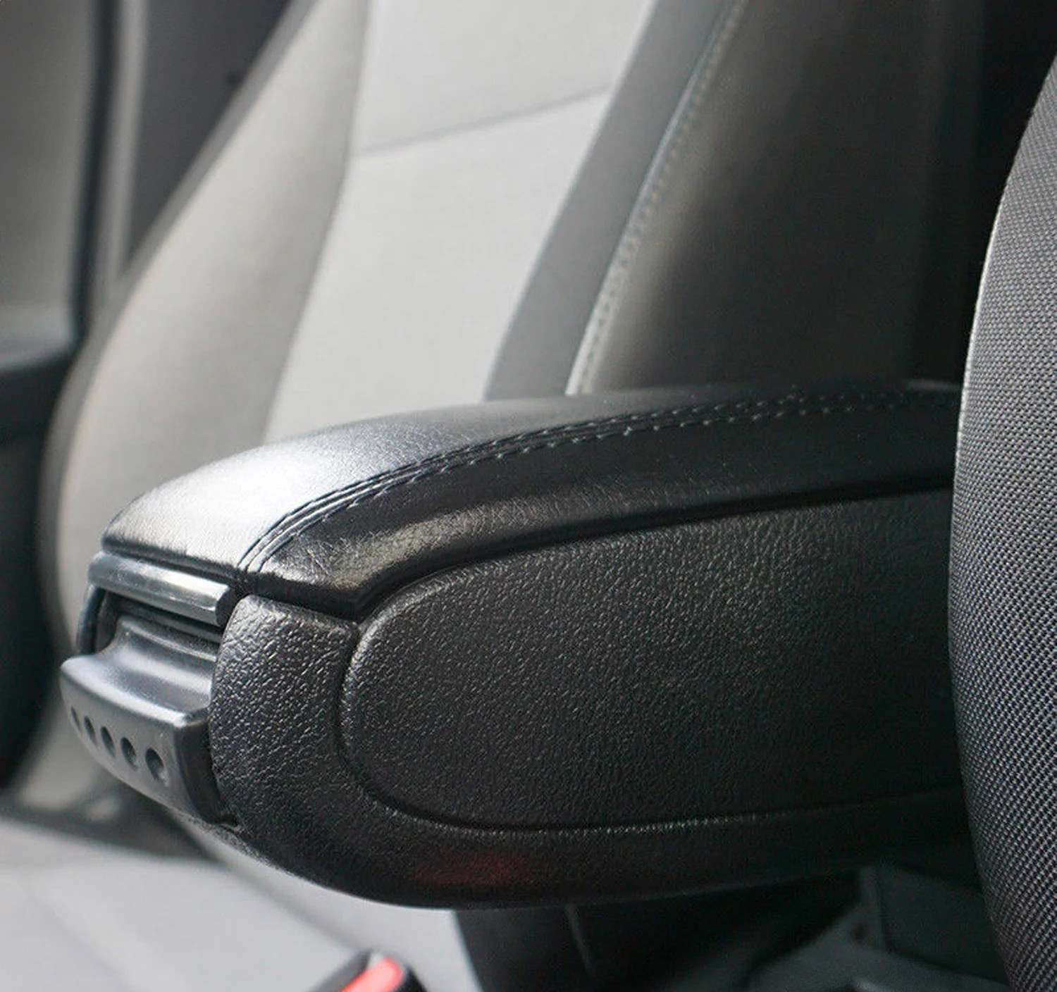 Bracciolo Auto per Opel Astra J Abitacolo Centrale Poggiabraccio No Fori - Miniatura 9