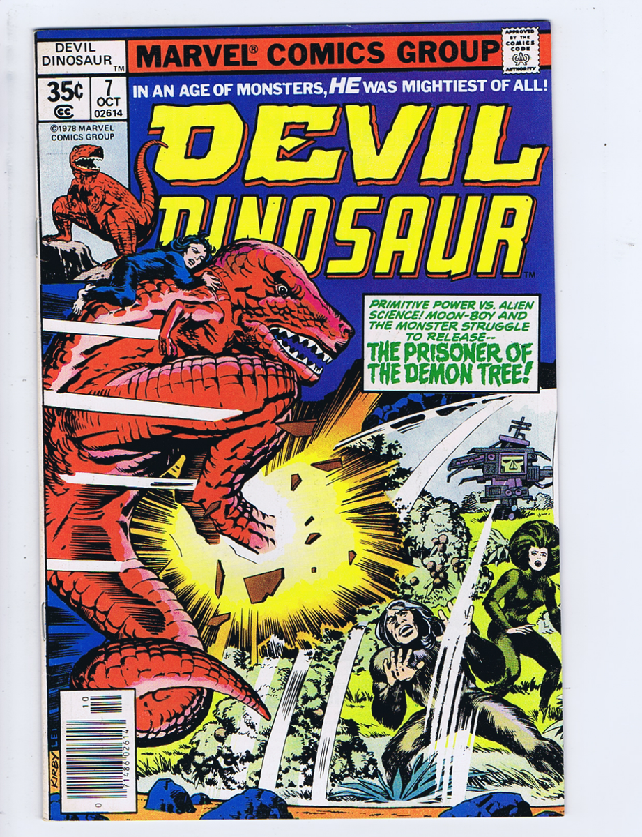 Devil Dinosaur #7 Marvel 1978 Demon Tree! Jack Kirby | eBay