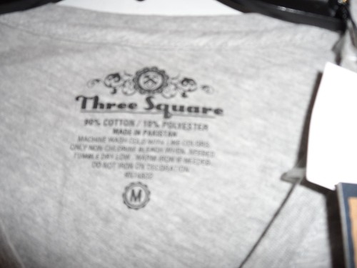 Three Square ALABAMA Grey Womens Jr Med V Neck T Shirt Nwt! - Picture 2 of 7