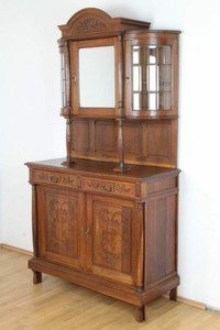 Antik Buffet Gründerzeit Anrichte Eiche massiv Wohnzimmer Möbel