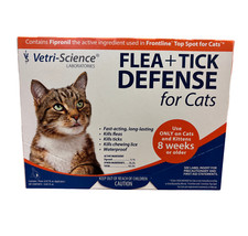 Vetri-Science Flea and Tick Defense for Cats 3 Doses