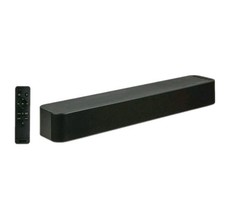 ONN 20 Inch Bluetooth 2.0 Soundbar w Multi Color LED lighting, BLACK  Remote