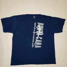 Punta Cana Dominica Caribbean Sun Destination T-Shirt Mens XXL 100% Cotton 