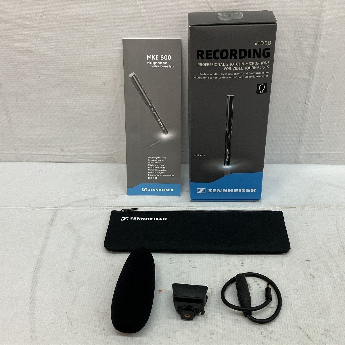 Sennheiser MKE600 supercardioid Shotgun Microphone Mic Video