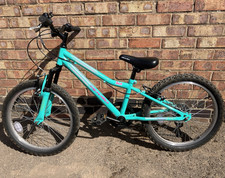 Apollo Zest 20in Kids Bike 6-Speed Derailleur Front Suspension V-Brake Turquoise