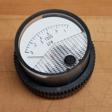 Rosemount 01151-0687-0004 Transmitter Panel Gauge, Range: 0-1 X 1000 GPM, 2 1/2"